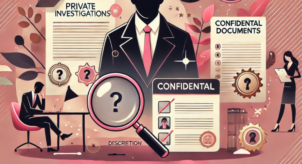 Discretion in private investigations